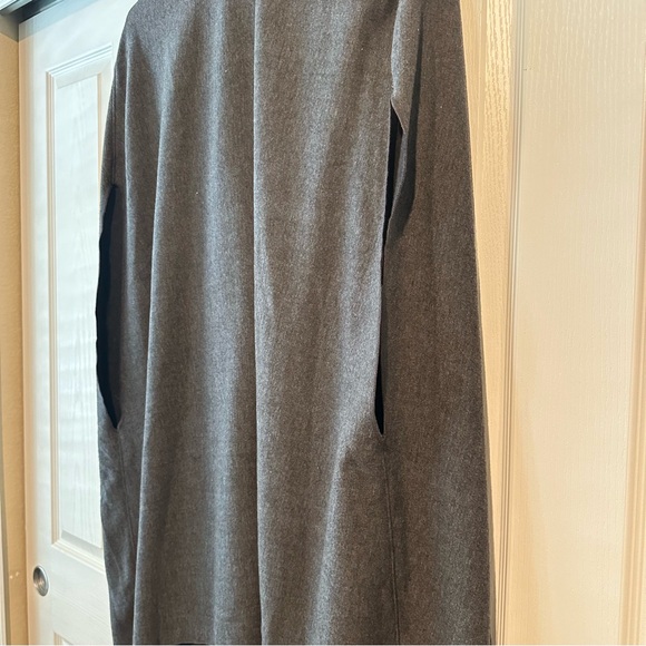 New Zara $109 Wool Blend Gray Oversized Cape Shawl 0264/488 Medium - Picture 14 of 15
